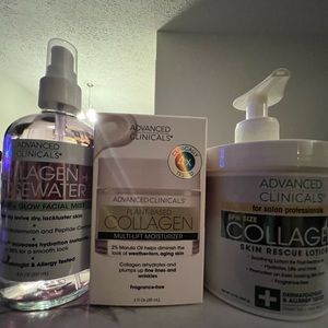 Advanced Clinicals Collagen Set (3pc) Lotion-Moisturizer-Mist